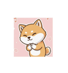 柴犬のスタンプ-日常（個別スタンプ：3）