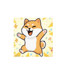 柴犬のスタンプ-日常（個別スタンプ：9）