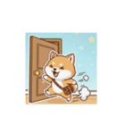 柴犬のスタンプ-日常（個別スタンプ：16）