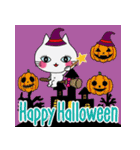 飛び出す！秋から年末年始の猫のレト（個別スタンプ：11）