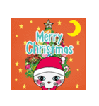 飛び出す！秋から年末年始の猫のレト（個別スタンプ：12）