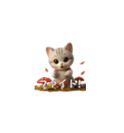 【秋】もふもふ猫・エモーション（個別スタンプ：16）