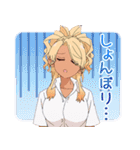 フードコートで、また明日。（個別スタンプ：10）