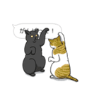 動く！吹き出しに群がる猫5（個別スタンプ：22）