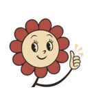 mottoのレトロスタンプ♡敬語（個別スタンプ：16）