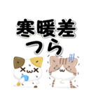 毎日五月病なねこたち 3D風！秋スタンプ（個別スタンプ：36）