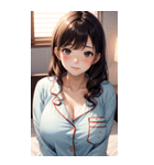 パジャマガール3写真（個別スタンプ：1）