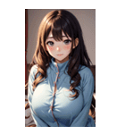 パジャマガール3写真（個別スタンプ：11）