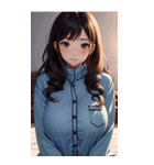 パジャマガール3写真（個別スタンプ：12）