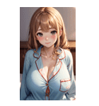 パジャマガール3写真（個別スタンプ：15）