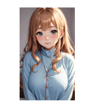 パジャマガール3写真（個別スタンプ：16）