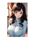パジャマガール3写真（個別スタンプ：17）