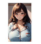パジャマガール3写真（個別スタンプ：21）