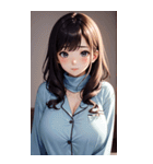 パジャマガール3写真（個別スタンプ：22）