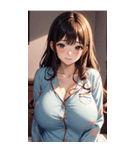 パジャマガール3写真（個別スタンプ：28）