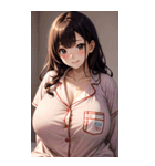 パジャマガール3写真（個別スタンプ：31）