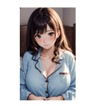 パジャマガール3写真（個別スタンプ：32）