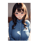 パジャマガール3写真（個別スタンプ：33）