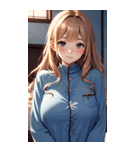 パジャマガール3写真（個別スタンプ：38）