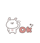 敬語あいさつ◎ちびっこうさぎさん #4（個別スタンプ：2）