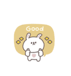 敬語あいさつ◎ちびっこうさぎさん #4（個別スタンプ：7）
