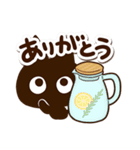 かわクロ【カフェ】（個別スタンプ：17）