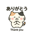 ねこのすけ ビジネス 日常 英語の勉強に（個別スタンプ：7）