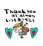 nenerin会話スタンプ日本語英語気遣い修正（個別スタンプ：1）