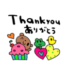 nenerin会話スタンプ日本語英語気遣い修正（個別スタンプ：2）