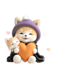豆柴とねこ♡文字なし（個別スタンプ：11）