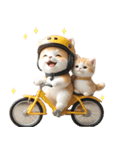 豆柴とねこ♡文字なし（個別スタンプ：13）