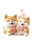 豆柴とねこ♡文字なし（個別スタンプ：26）