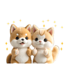 豆柴とねこ♡文字なし（個別スタンプ：31）