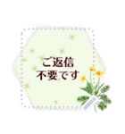 11月の誕生花＊メッセージスタンプ（個別スタンプ：21）