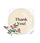 11月の誕生花＊メッセージスタンプ（個別スタンプ：22）