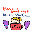 (nenerin日常会話スタンプ002英語気遣い)（個別スタンプ：4）