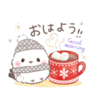 冬❤️ふわもちシマエナガNo25クリスマス（個別スタンプ：1）