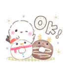 冬❤️ふわもちシマエナガNo25クリスマス（個別スタンプ：9）