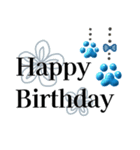 さりげなくオシャレ✨ぶら下がる肉球さん2（個別スタンプ：24）