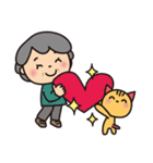 ばぁば❤︎秋にほっとするスタンプ（個別スタンプ：24）