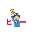 動く作業服の男（個別スタンプ：11）
