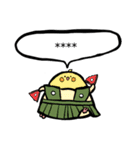 ゆるかわくせつよインコ～時代劇編～（個別スタンプ：4）