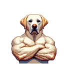 無言で伝えるラブラドールレトリバー（個別スタンプ：25）