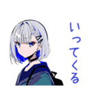 パンクセーラー女子の冬★挨拶（個別スタンプ：8）