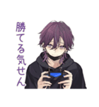 陰キャ男子の週末ゲーム三昧♡招待（個別スタンプ：5）