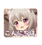 お裁縫スタンプ(はちみ＆みなみ)（個別スタンプ：21）