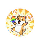 柴犬のスタンプ-推し活1（個別スタンプ：18）