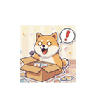 柴犬のスタンプ-推し活1（個別スタンプ：20）