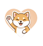 柴犬のスタンプ-推し活1（個別スタンプ：21）