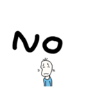 断る豆蔵（個別スタンプ：3）